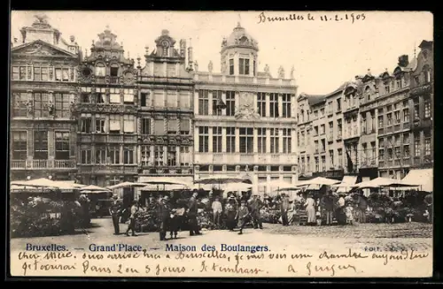 AK Bruxelles, Grand`Place, Maison des Boulangers