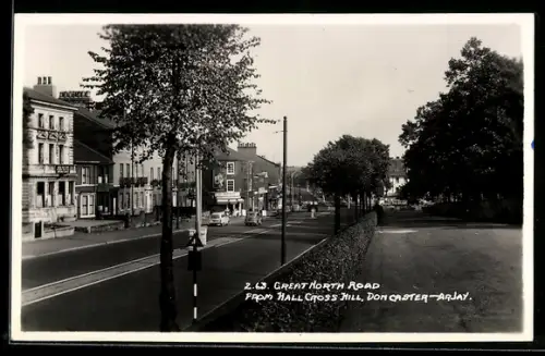 AK Doncaster, Great North Road from Hall Cross Hill