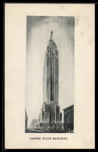 Künstler-AK New York, NY, Empire State Building