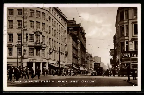 AK Glasgow, Corner of Argyle Street & Jamaica Street