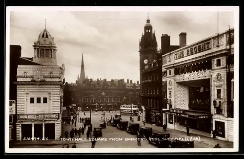 AK Sheffield, Town Hall Square from Barkers Pool