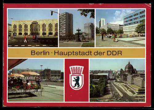 AK Berlin, Friedrichstadtpalast, Karl-Liebknecht-Strasse, Berliner Dom