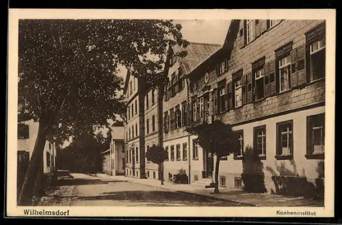 AK Wilhelmsdorf, Partie am Knabeninstitut