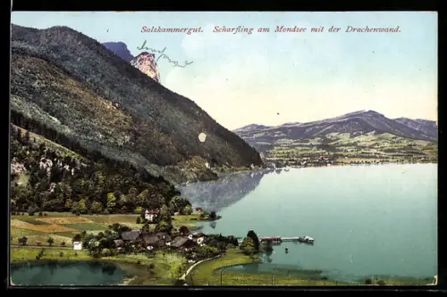 AK Scharfling am Mondsee, Mit der Drachenwand