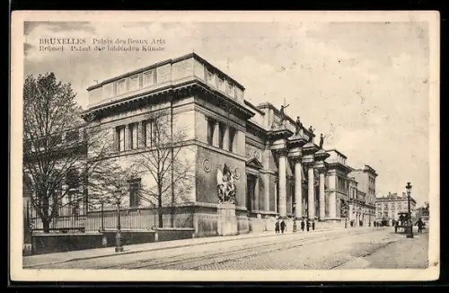 AK Bruxelles, Palais des Beaux Arts
