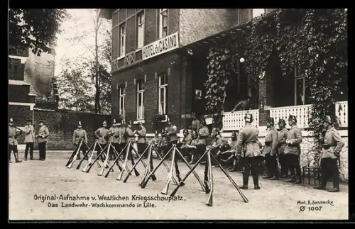 AK Lille, Landwehr-Wachkommando, Hotel du Casino
