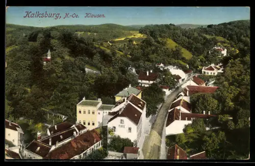 AK Kalksburg /N.-Oe., Klausen mit Cafe