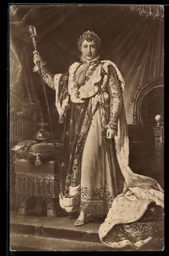 Künstler-AK Paris, Napoleon zum Imperator gekrönt am 18. Mai 1804