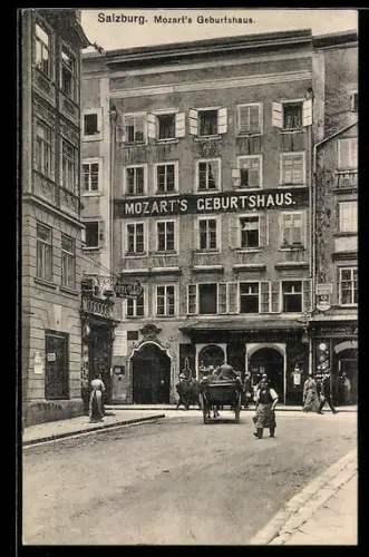 AK Salzburg, Mozart`s Geburtshaus