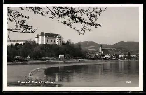 AK Grein a. d. Donau, Schloss und Kirche