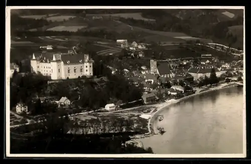 AK Grein a. d. Donau, Schloss und Kirche