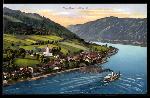 AK Engelhartszell a. D., Panoramaansicht