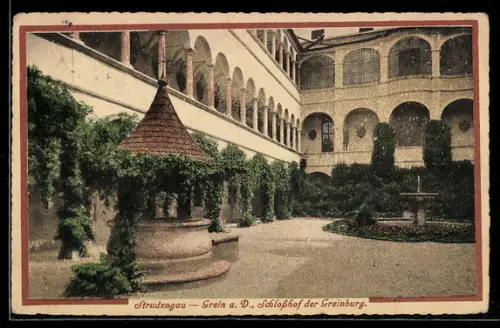AK Grein a. D., Schlosshof der Greinburg