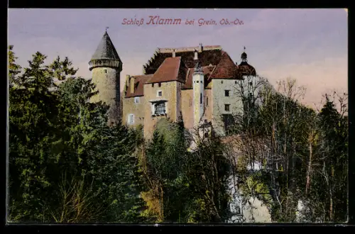 AK Grein /Ob.-Oe., Schloss Klamm