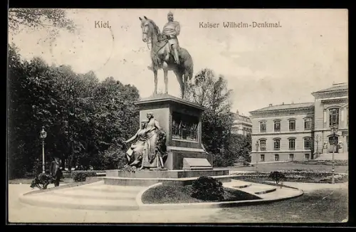 AK Kiel, Kaiser Wilhelm-Denkmal