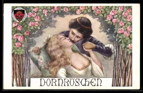 AK Deutscher Schulverein Nr. 4 /60: Dornröschen, Märchen