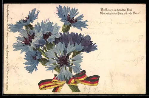 AK Kornblumen, Reichsband