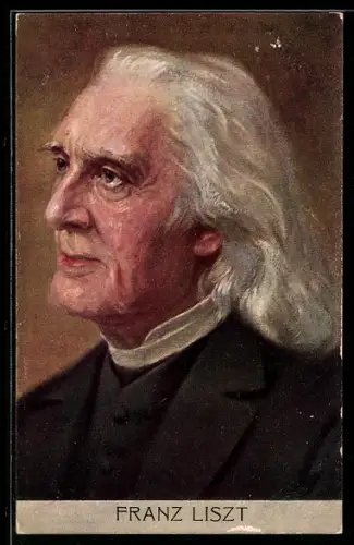 AK Porträt des älteren Franz Liszt