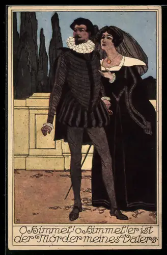 AK Wien, Mozart-Gemeinde, Don Juan-Serie, Donna Anna und Don Ottavio