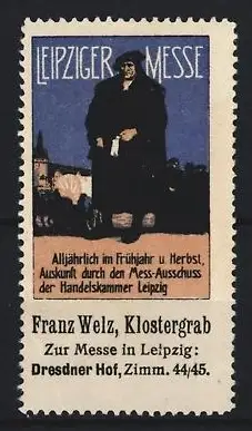Reklamemarke Leipzig, Leipziger Messe, Handelskammer und Messeausschuss