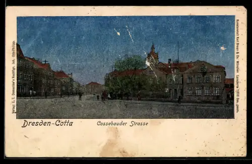 Luna-AK Dresden-Cotta, Cossebauder Strasse