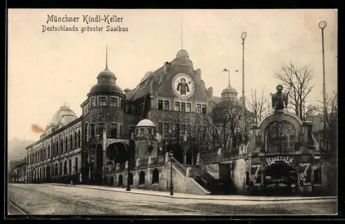 AK München-Haidhausen, Gasthaus Münchner Kindl-Keller, Aussenansicht