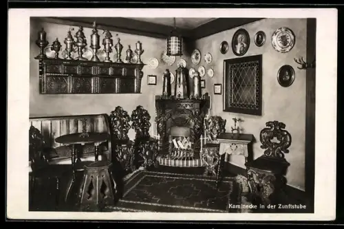 AK Berlin, Gasthaus Old Inn, Unter den Linden 16, Innenansicht