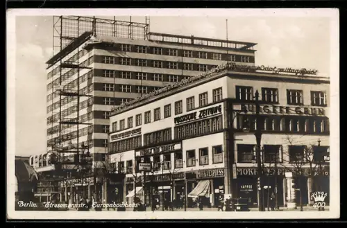 AK Berlin-Kreuzberg, Stresemannstrasse mit Europa-Haus