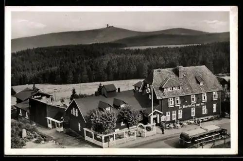 AK Torfhaus, Gasthaus Brockenkrug, Wendt`s Hotel, 