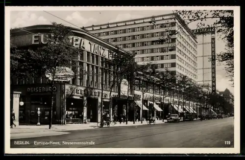 AK Berlin-Kreuzberg, Europa-Haus in der Stresemannstrasse