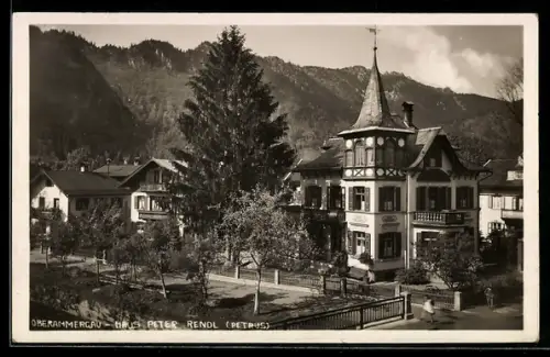 AK Oberammergau, Haus Peter Rendl, Petrus