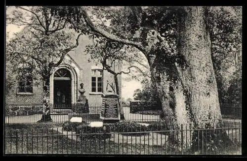 AK Wöbbelin, Körnergrab, Denkmal, Kirche