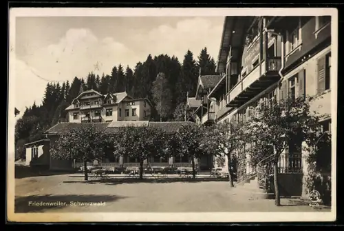 AK Friedenweiler /Schwarzwald, Hotel und Kurhaus Friedenweiler, Bes. C. Baer