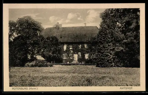AK Rotenburg /Hann., Amtshof