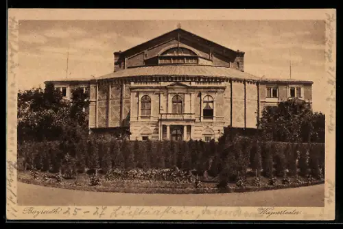 AK Bayreuth, Festspielhaus, Wagner-Theater