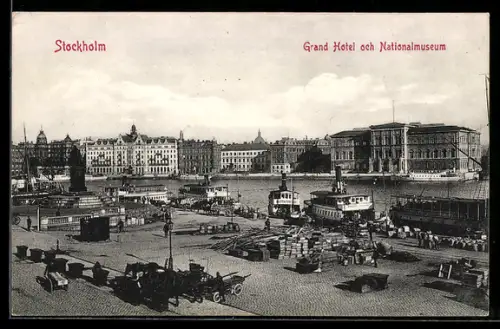 AK Stockholm, Grand Hotel och Nationalmuseum