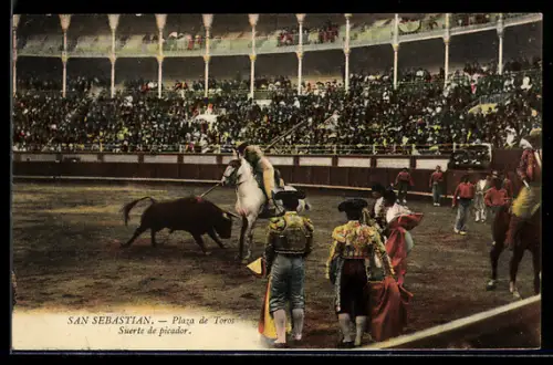 AK San Sebastian, Plaza de Toros, Suerte de picador