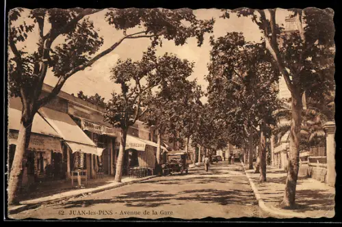 AK Juan-les-Pins, Avenue de la Gare