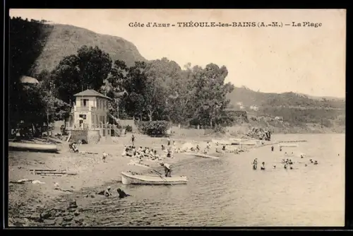AK Theoule-les-Bains /A.-M., La Plage