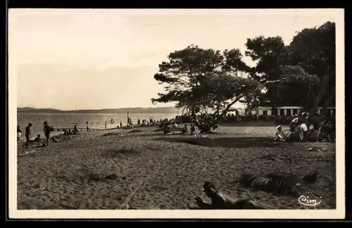 AK Hyeres-les-Palmiers /Var, Plage et la Potinière