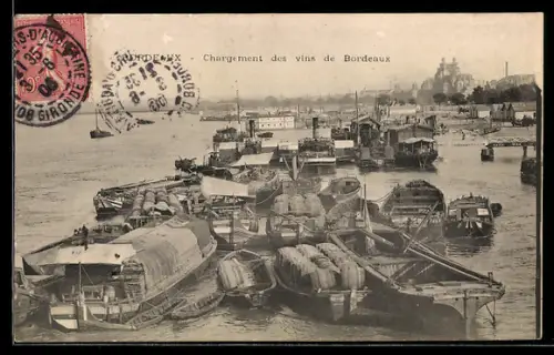 AK Bordeaux, Chargement des vins de Bordeaux