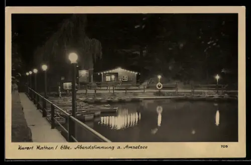 AK Rathen, Abendstimmung am Amelsee