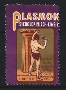 Sammelbild Berlin, Plasmon, Siebold`s Milch-Eiweiss, Antike Säule