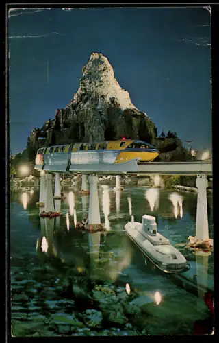 AK Disneyland, Magic Kingdom, View of Matterhorn Mountain