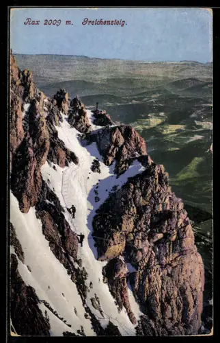 AK Bergsteiger am Gretchensteig