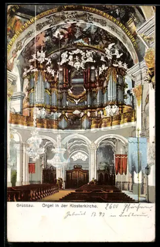 AK Grüssau, Orgel in der Klosterkirche