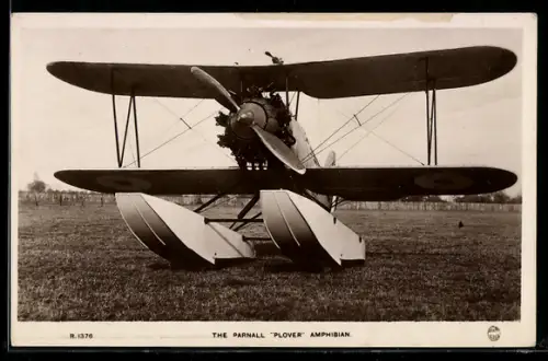 AK British Parnall Plover Ambhibian, Wasserflugzeug