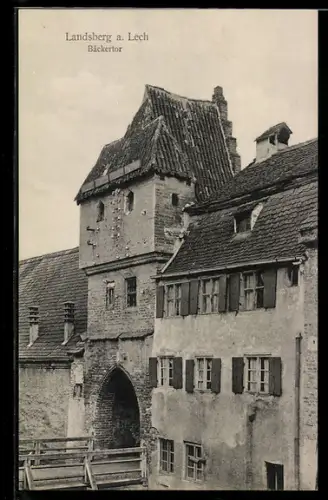AK Landsberg a. Lech, Bäckertor