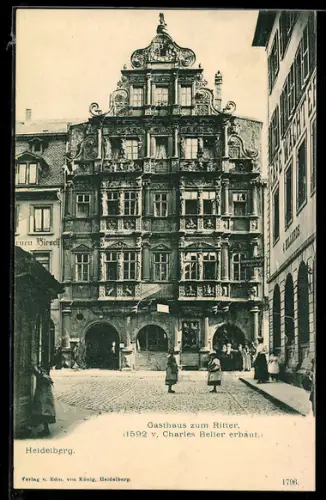 AK Heidelberg, Gasthaus zum Ritter