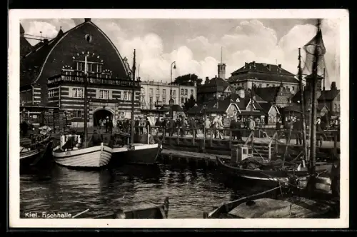 AK Kiel, Fischhalle, Hafen, Fischerboote